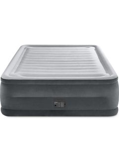 Buy Comfort Plush Horizontal Beam Airbed Queen Size PVC Light/Dark Grey 152 X 203 X 56cm in Saudi Arabia