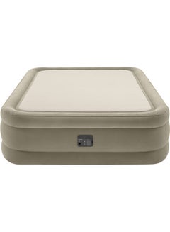 اشتري Thermalux Airbed Dura Beam Deluxe Series Queen Size PVC White/Light Grey 152 X 203 X 51cm في الامارات