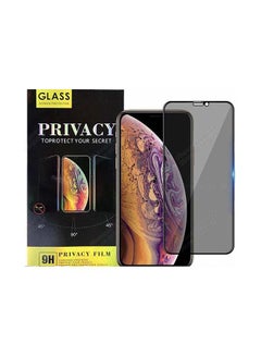 Buy 3D Privacy Glass Screen Protector For iPhone 11 Black in Saudi Arabia