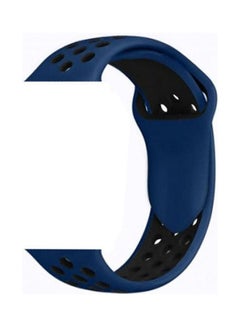 Buy Bracelet silicone For Apple Watch 38 MM Blue in Egypt