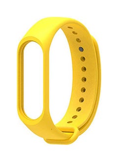 اشتري Bracelet silicone for Xiaomi 3 -Xiaomi4 Watch Band 38 MM Yellow في مصر