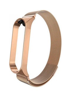 اشتري Bracelet silicone for Xiaomi 3 -Xiaomi4 Watch Band 38 MM Gold في مصر