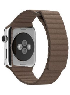 اشتري Bracelet Magnetic Leather For Apple Watch 38 MM Brown في مصر