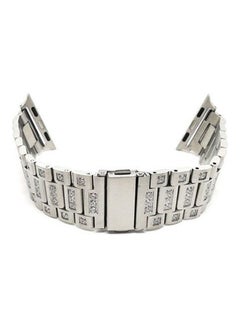Buy Bracelet Stainless with crystals For Apple Watch 38 MM Silver in Egypt