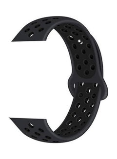اشتري Bracelet silicone For Apple Watch 38 MM Balck في مصر