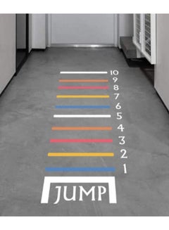 Buy Kids Long Jump Mark Floor Sticker Multicolour in Egypt