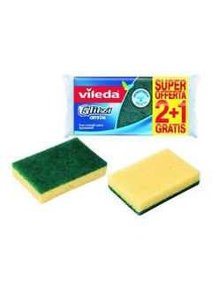 Buy Glitzi Mid-Foam Scourer 2+1 Multicolour in Egypt