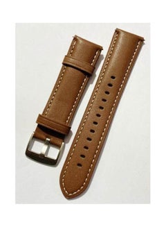 Buy Samsung Galaxy Watch 3 45MM Leather Strap 22mm Brown in Egypt