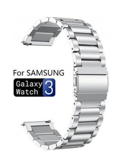 اشتري Stainless Steel Strap 22mm For Samsung Galaxy Watch 3 45 Silver في مصر