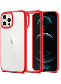 Buy Pc Back Cover With Tpu Frame For Apple Iphone 13 Pro Max Red in Egypt