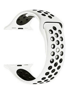 Buy Sport Strap For Apple Watch Band 41Mm Series 7 Silicone Watch Strap White in Egypt