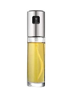 Buy Kitchen Baking Glass Olive Oil Sprayer Oil Spray Empty Bottle Vinegar Bottle Oil Dispenser Cooking Salad Bbq Silver in UAE