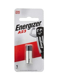 اشتري Energizer A23 Alkaline battery Pack of 1 Black/Silver في مصر