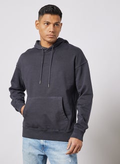 Buy Drawstring Hoodie Dark Navy in UAE