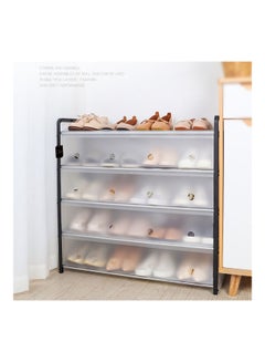 Buy Multi-layer Shoe Rack Black in Saudi Arabia