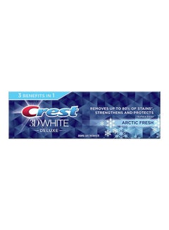 Buy 3D White Deluxe Arctic Fresh Toothpaste Mint 75ml in UAE
