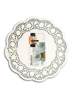 Buy 250-Piece Festive Doily Set White 10.5inch in UAE