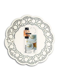 Buy 250-Piece Festive Doily Set White 12inch in UAE