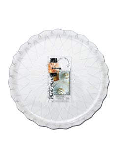 اشتري 5-Piece Festive Plastic Platter Set Clear 5x30cm في الامارات