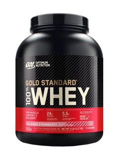 Buy Gold Standard 100% Whey Protein Isolate - Primary Source - Delicious Strawberry - 2.27 Kg in UAE