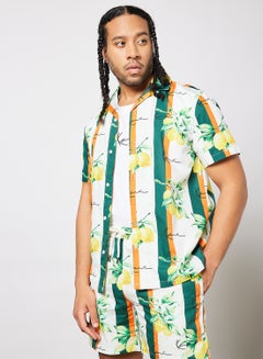 Buy Chest Signature Printed Resort Shirt Multicolour in Saudi Arabia