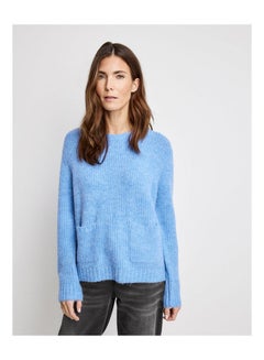 اشتري Rib Knit Jumper Blue في مصر