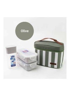 اشتري Lunch Box Set - Bottle - Bag Multicolor Box 0.47 L - Bottle 0.3Liters في مصر