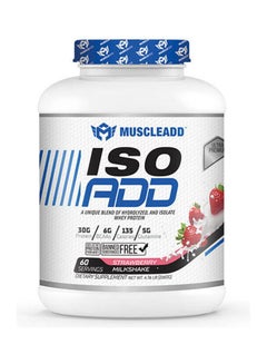 Buy Muscle Add Iso Add-60Serv.-2160G.-Strawberry Milkshake in Egypt