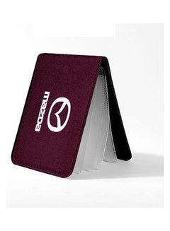 اشتري Wallet For Cards From Mazda Dark Red في مصر