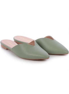 اشتري Sean Dyed Flat Sandals Grey في السعودية