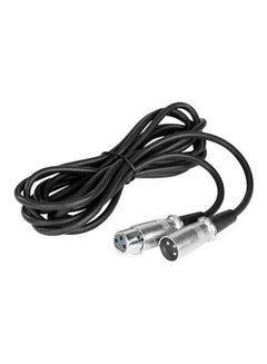 اشتري XLR-C Series XLR 3-Pin Male to XLR 3-Pin Female Microphone Cable Black في مصر