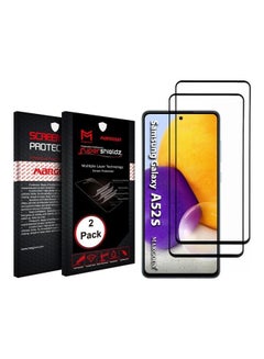 Buy 2-piece Screen Protector HD Tempered Glass for Samsung Galaxy A52s 5G (6.5inch) Clear in Saudi Arabia