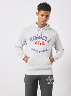 Buy Basic Logo Hoodie Grey in Saudi Arabia