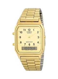 Buy Men's Stainless Steel Analog & Digital Watch AQ-230GA-9B - 39 mm - Gold in UAE