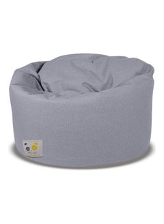 Buy Ultra-Soft Bean Bag Relaxing Chair Grey in Saudi Arabia
