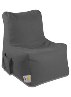 Buy Ultra-Soft Bean Bag Relaxing Chair Grey 85 x 35 x 65cm in Saudi Arabia