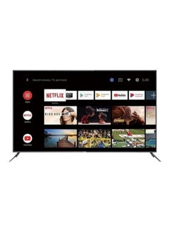 Buy 50-Inch All Screen UHD Official Android 9.0 Television H50K6UGA Black in UAE