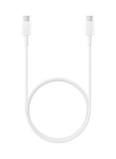 Buy USB Type-C to Type-C Cable White in UAE