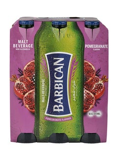 Buy Pomegranate Flavoured Non-Alcoholic Malt Beverage  NRB Pomegranate 330ml Pack of 6 in UAE