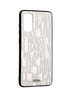 Buy Mirror Back Cover Hard Slim Creative Case Lyrics Desing For Samsung Galaxy S11E-S20 Multicolour in Egypt