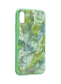 Buy TPU Back Cover Hard Slim Creative Case Emerald Design For Iphone X Multicolour in Egypt