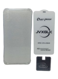 اشتري Back Cover With Holder For Iphone Xs Max Clear في مصر