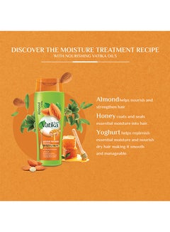 Buy Moisture Treatment Shampoo Enriched With Almond And Honey For Dry And Frizzy Hair 400ml in Saudi Arabia