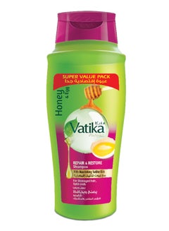 Buy Repair And Restore Shampoo Enriched With Egg And Honey For Damaged Hair And Splitends 700ml in UAE