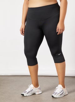 اشتري Plus Size Dri-FIT One Training Capri Leggings Black في السعودية