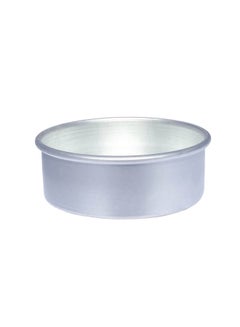 Buy 3-Pieces Round Cake Pan Silver silver 13.5x4.5cm in UAE