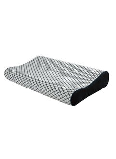 Buy Medical Orthopedic Contour Cooling Gel Pillow Memory Foam White 60x40x7cm in UAE