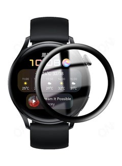 Buy 4-Piece 3D Screen Protector For Huawei Watch 3 Black in Saudi Arabia