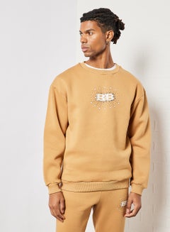 اشتري Deligatie Logo Sweatshirt Beige في الامارات