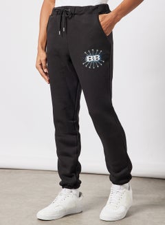 اشتري Dover Logo Joggers Black في السعودية